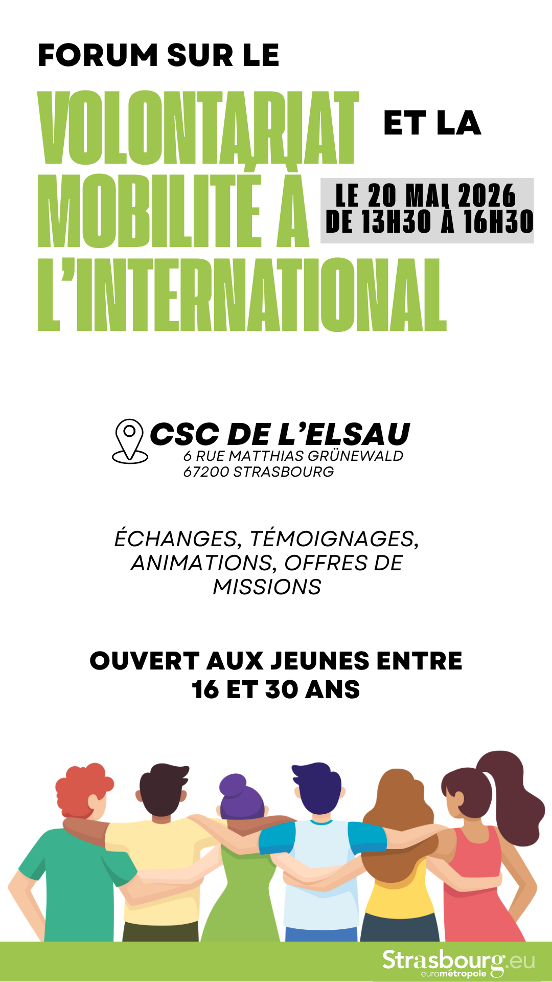 Forum sur le volontariat et la mobilité internationale