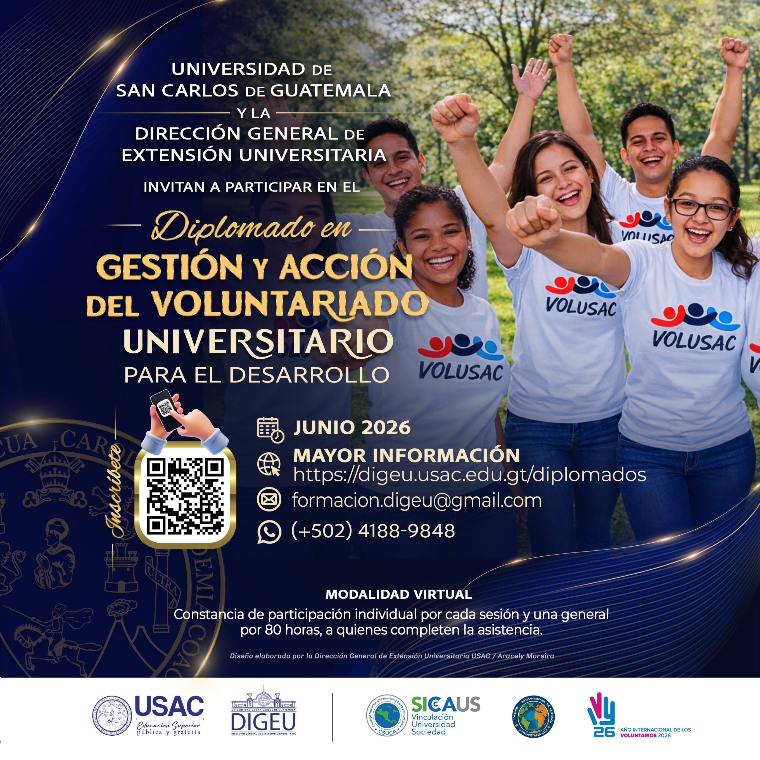 Diplomado en Gestión y Acción del Voluntariado Universitario para el Desarrollo
