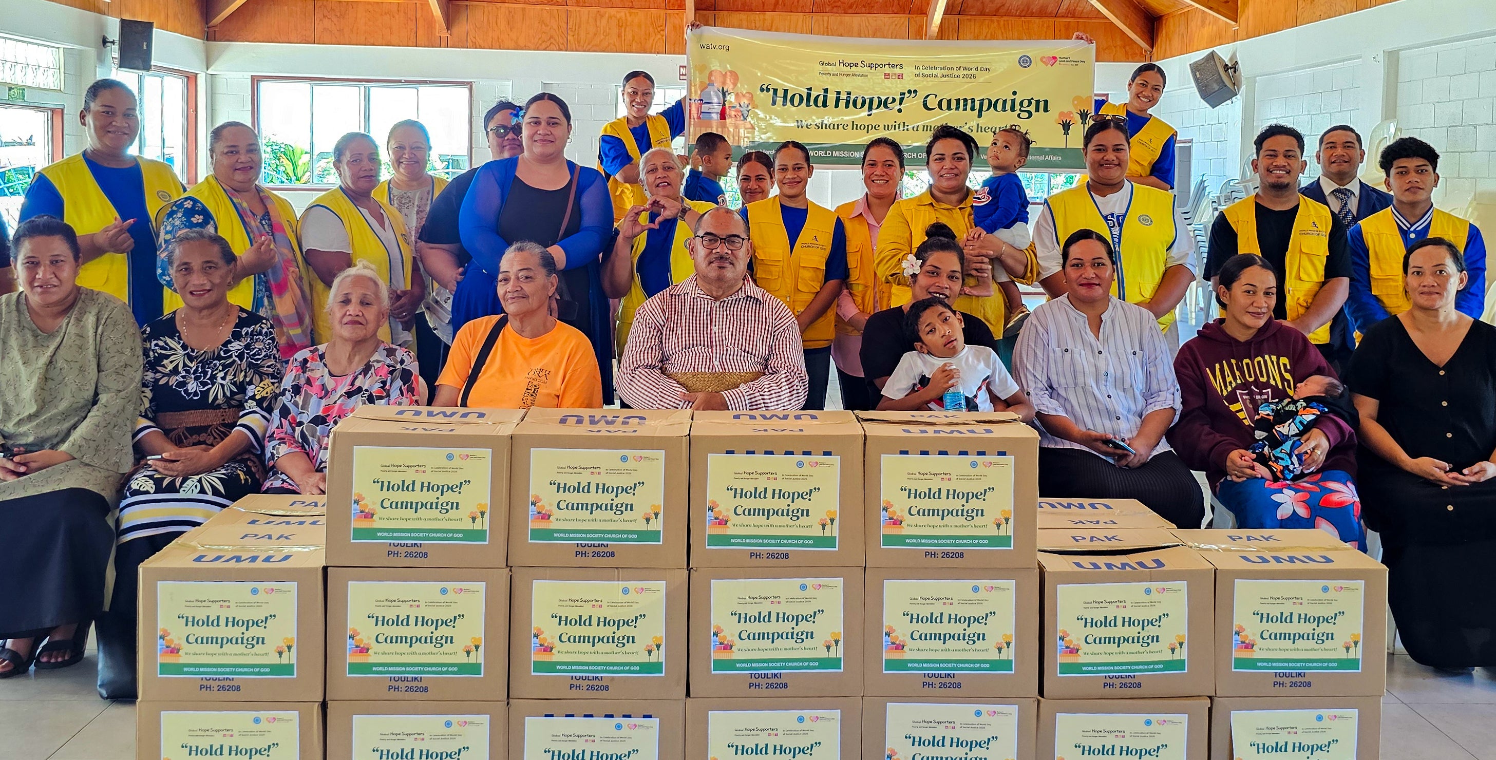Hold Hope Campaign in Celebration of World Day of Social Justice – Tonga