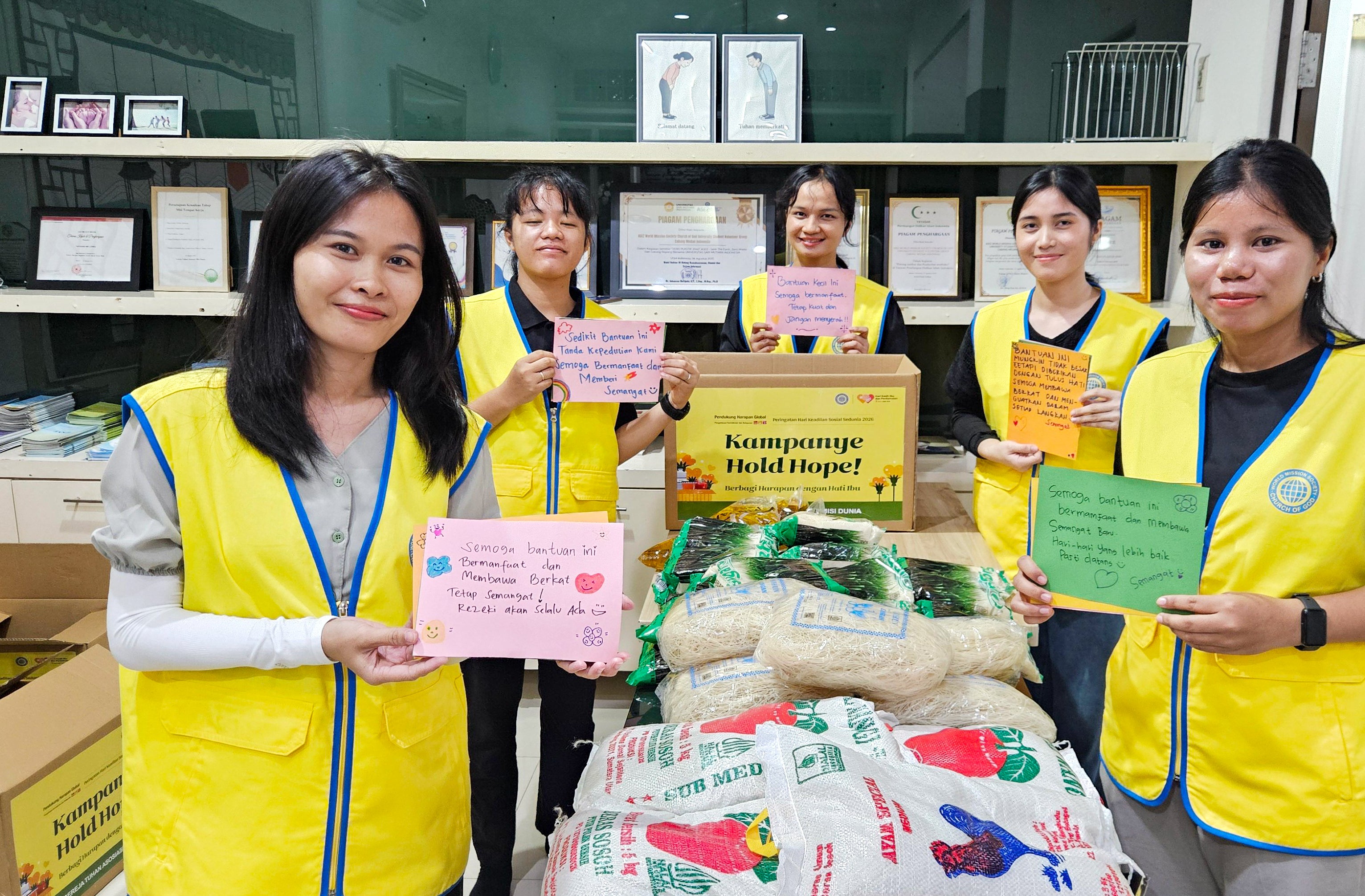 Hold Hope Campaign in Celebration of World Day of Social Justice – Indonesia