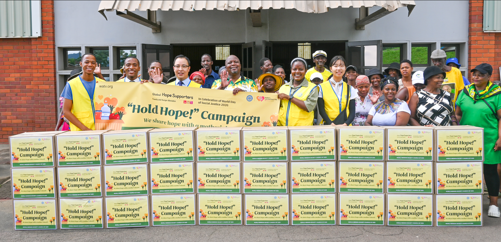 Hold Hope Campaign in Celebration of World Day of Social Justice – South Africa