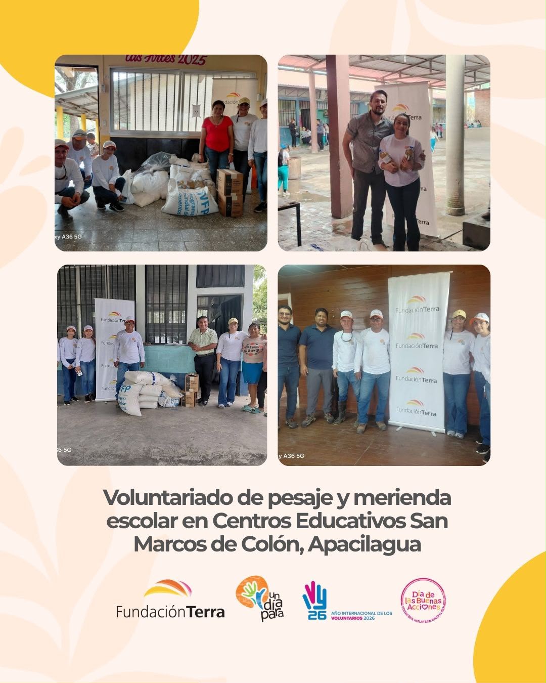 Voluntariado para el Pesaje de Merienda Escolar
