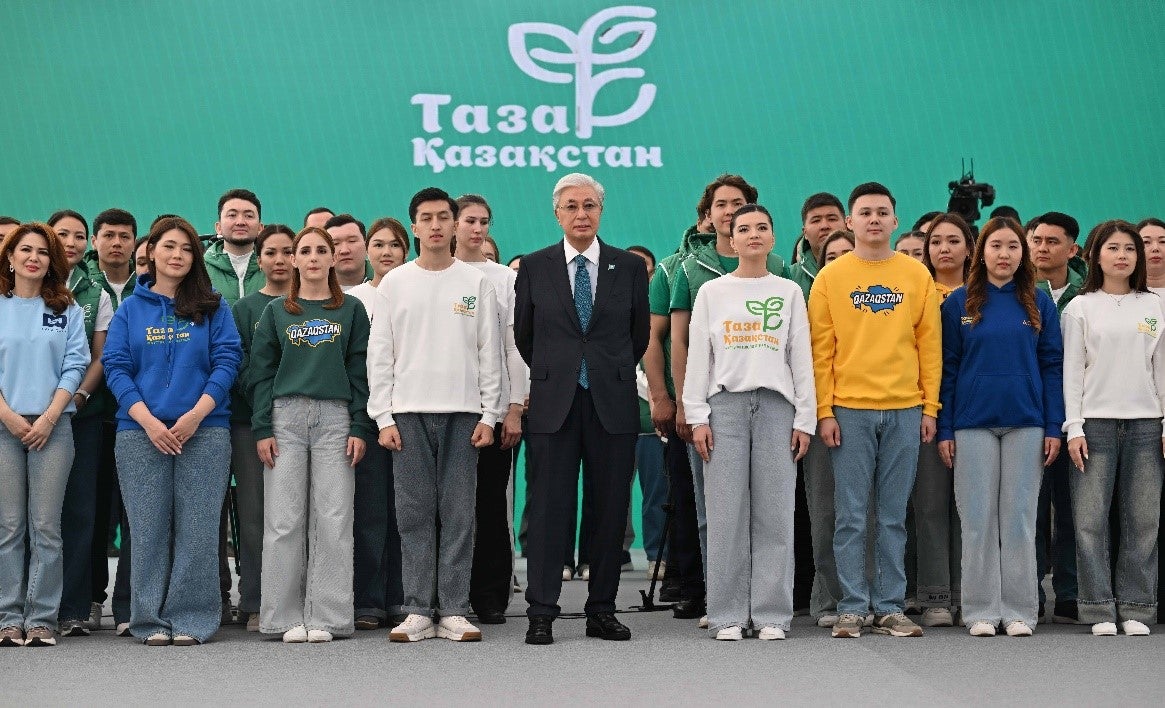 The President of Kazakhstan took part in the republican environmental campaign "Taza Kazakhstan"