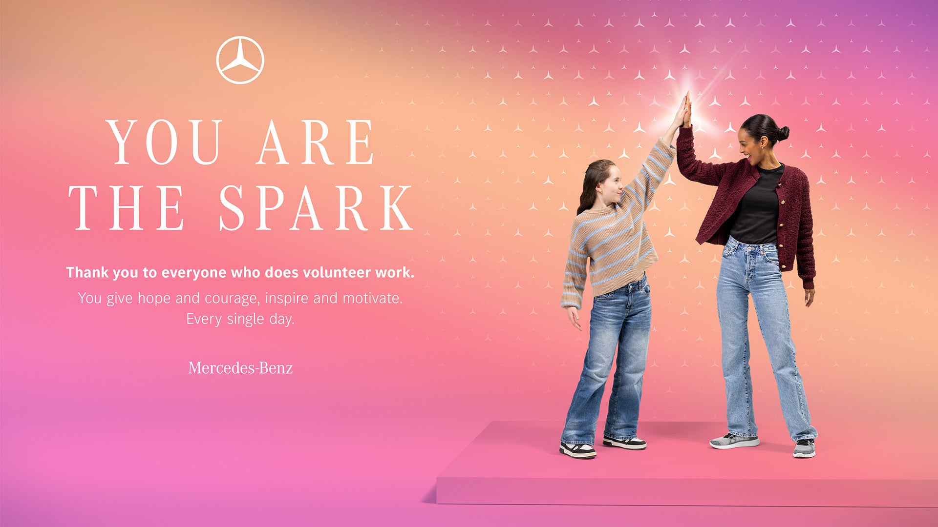 You are the spark: Mercedes-Benz - IVY2026 Volunteering Campaign