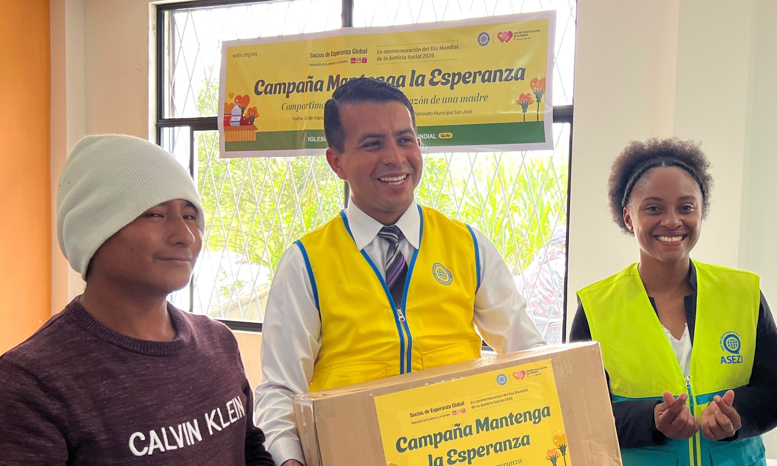 Hold Hope Campaign in Celebration of World Day of Social Justice – Ecuador