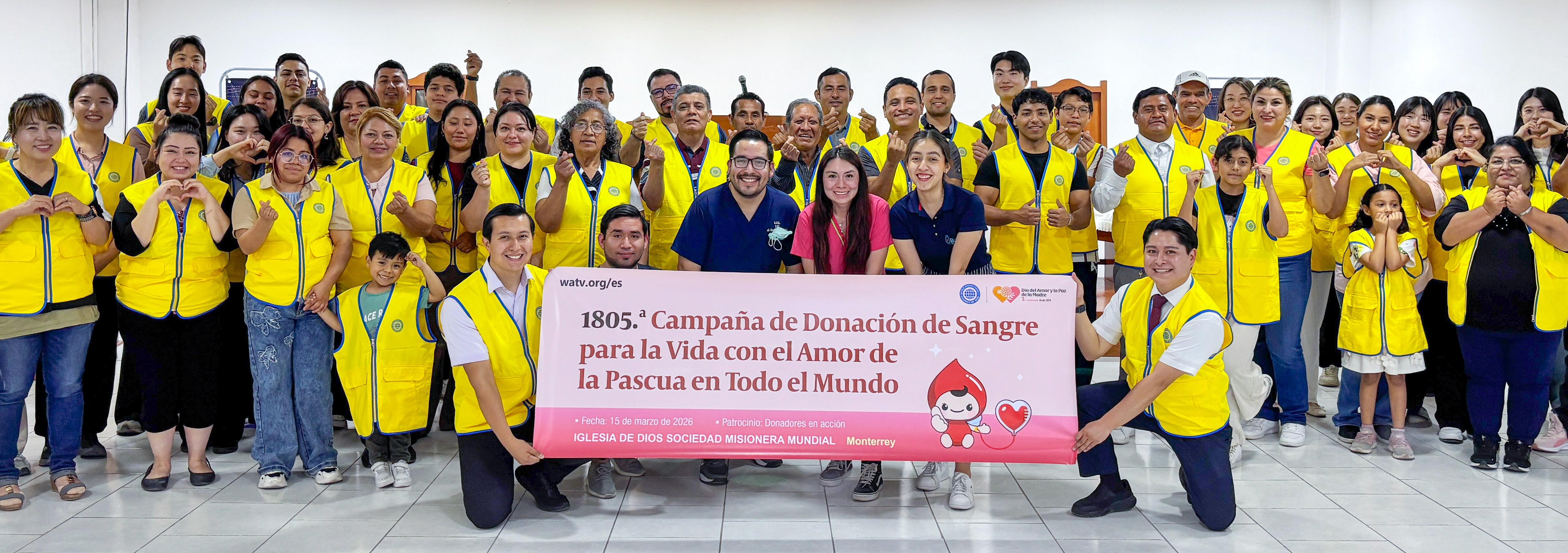 The 1,805th Worldwide Blood Drive to Give Life Through the Love of the Passover – Mexico