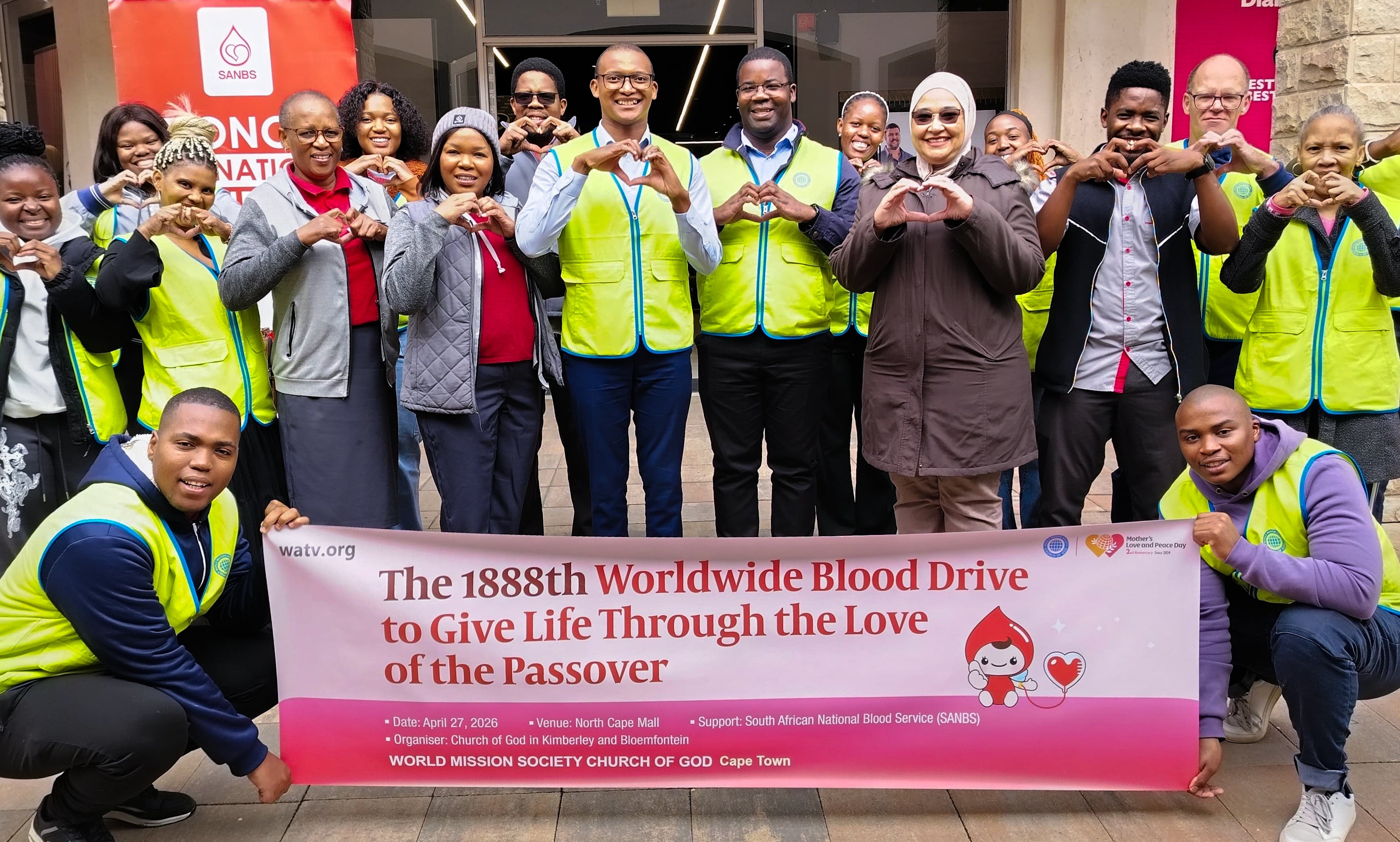The 1,888th Worldwide Blood Drive to Give Life Through the Love of the Passover – South Africa
