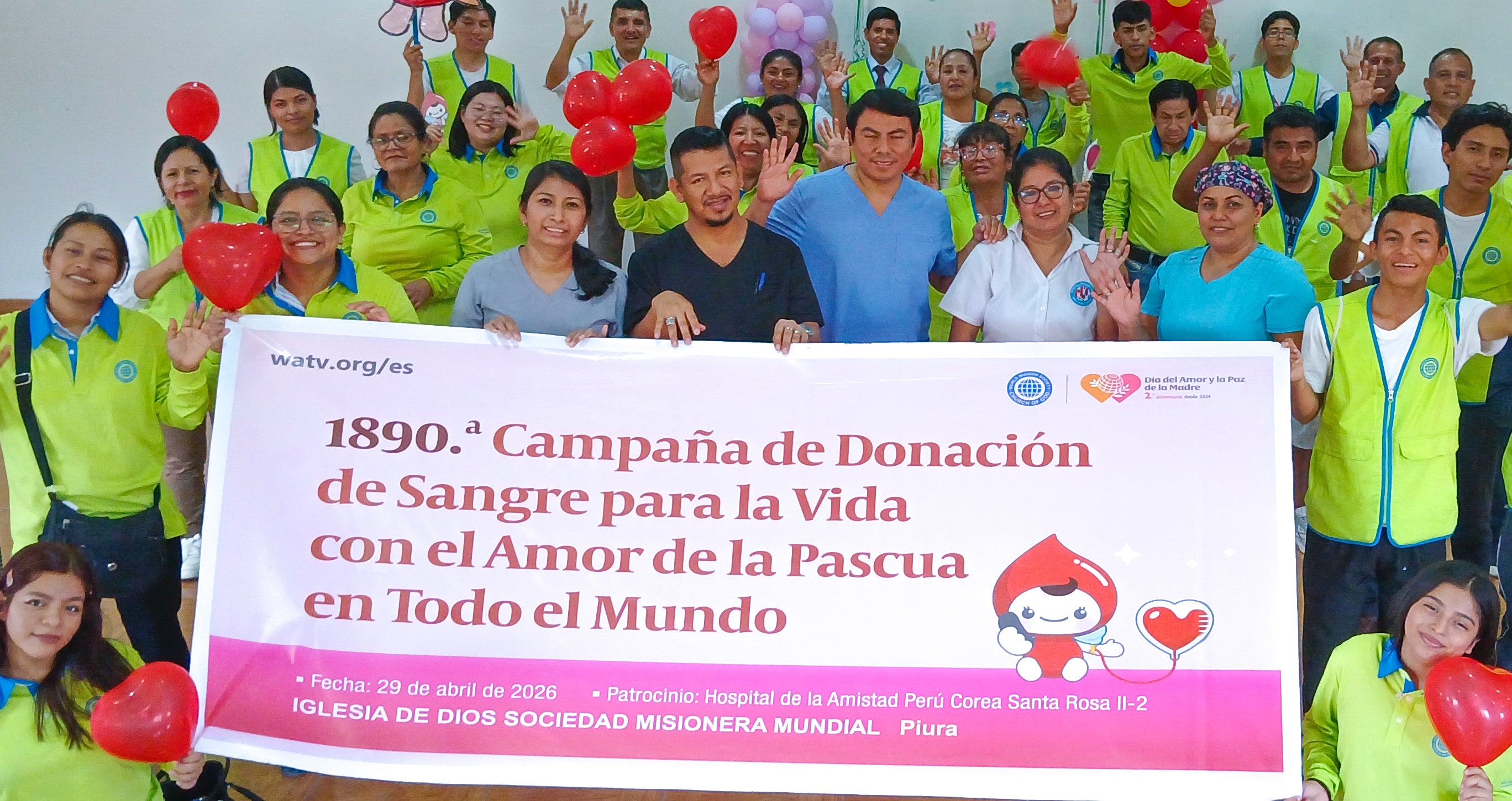 The 1,890th Worldwide Blood Drive to Give Life Through the Love of the Passover – Peru