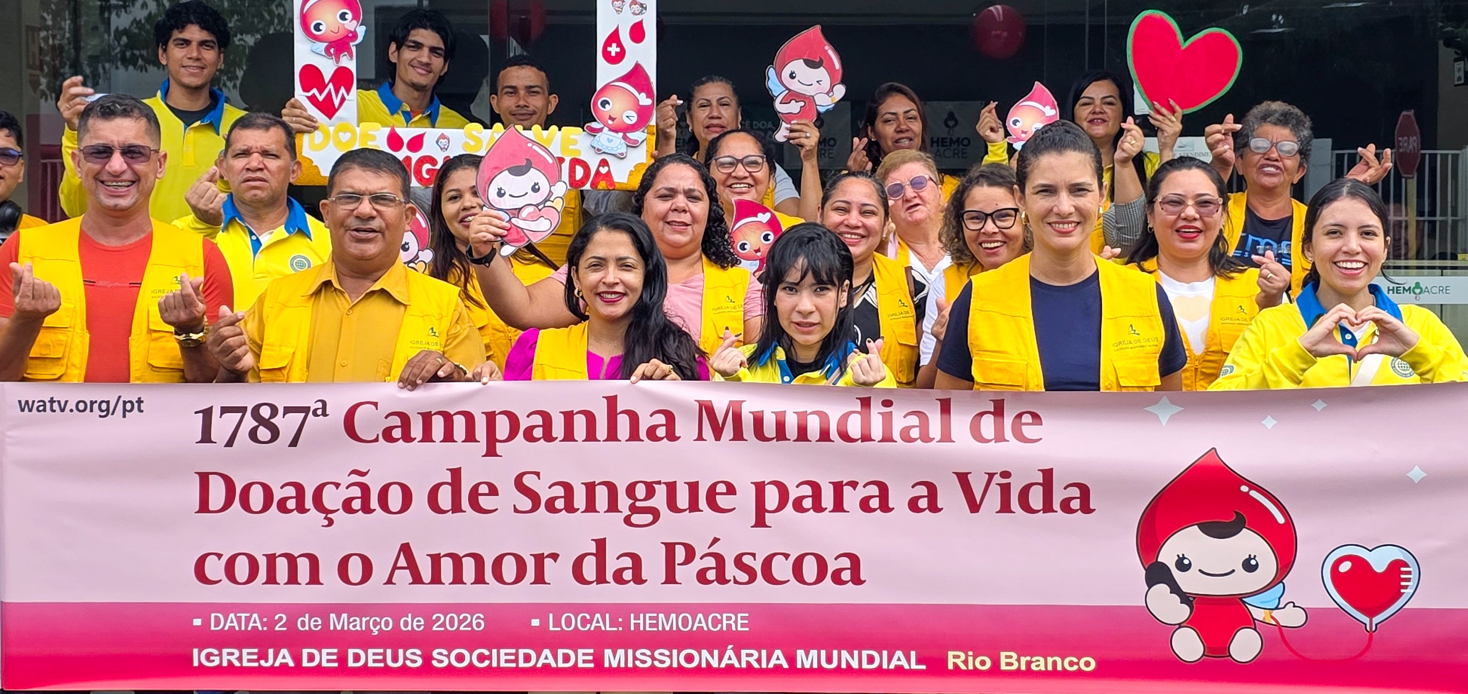 Worldwide Blood Drive to Give Life Through the Love of the Passover – Brazil