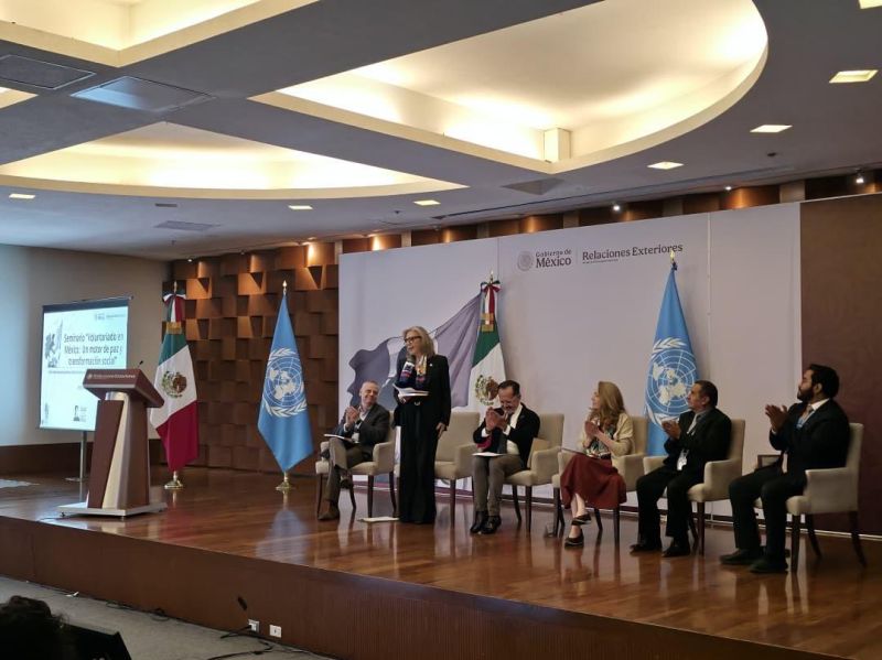 Seminario “Voluntariado en México: Un motor de paz y transformación social”.