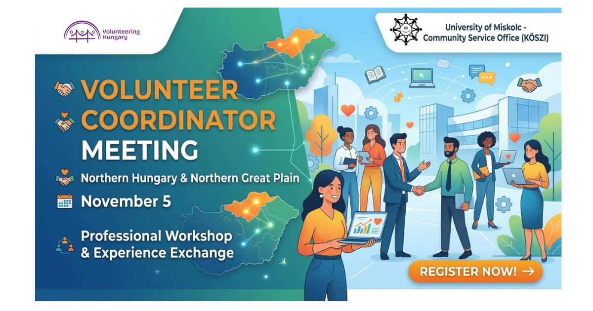 Volunteer Coordinator Meeting – Northern Hungary and Northern Great Plain Regions