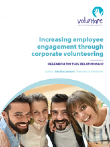 Increasing employee engagement through corporate volunteering
