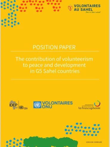 Contribution of Volunteerism to Peace and Development in the G5 Sahel Countries