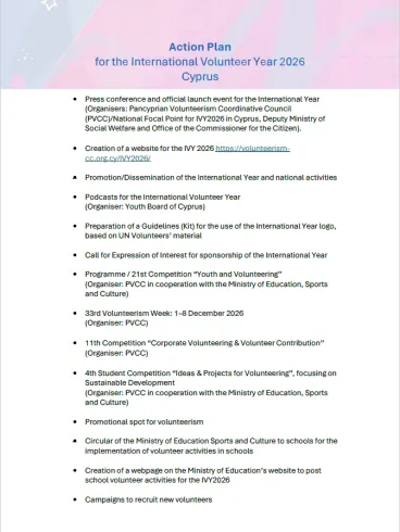 IVY 2026 Cyprus Action Plan