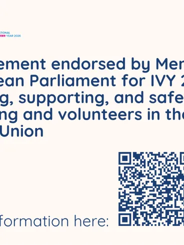 Joint Statement endorsed by Members of the European Parliament for IVY 2026 on recognising, supporting, and safeguarding volunteering and volunteers in the European Union