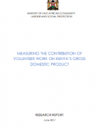 MEASURING THE CONTRIBUTION OF VOLUNTEER WORK ON KENYA’S GROSS DOMESTIC PRODUCT