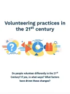 Do people volunteer differently in the 21st Century?