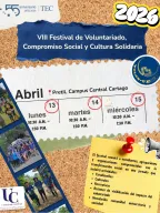 VIII Festival de Voluntariado, Compromiso Social y Cultura Solidaria 2026.