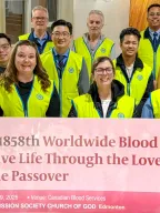 Worldwide Blood Drive to Give Life Through the Love of the Passover – Canada