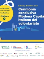Concluding event for Modena as Italian Capital of Volunteering